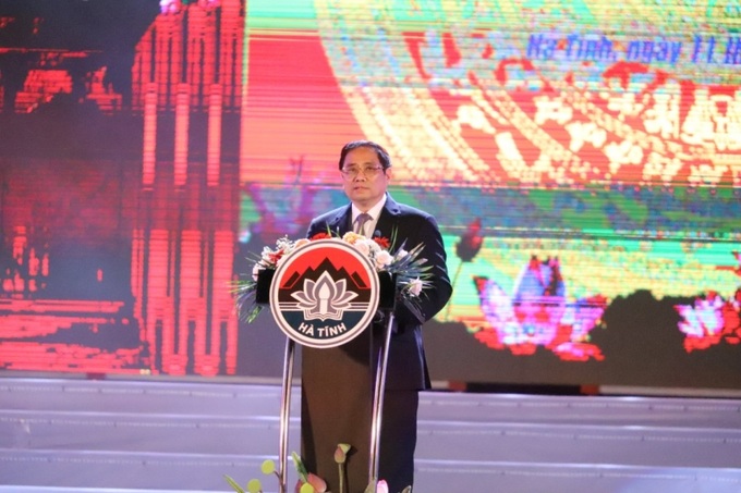 Thủ tướng Phạm Minh Chính phát biểu tại buổi lễ