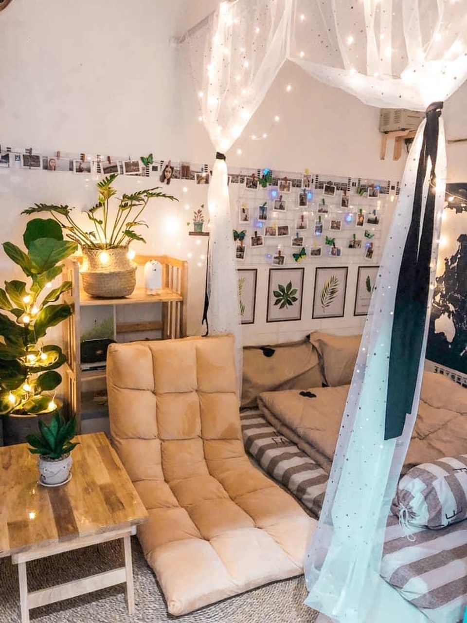 Nghỉ dịch Covid-19, cô gái tân trang phòng ngủ 6,6m2 thành rạp phim tại nhà - 3 Nghỉ dịch Covid-19, cô gái tân trang phòng ngủ 6,6m2 thành rạp phim tại nhà - 3