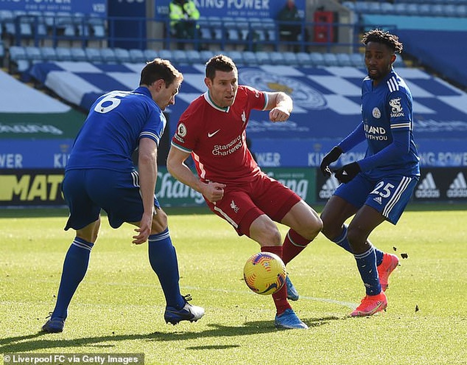 Thua Leicester City, Liverpool còn gặp hạn vì chấn thương của Milner - 3 Thua Leicester City, Liverpool còn gặp hạn vì chấn thương của Milner - 3