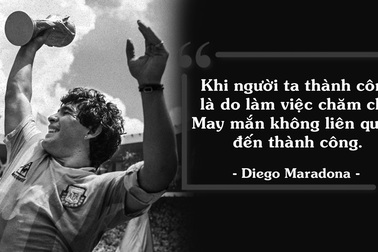 25 câu nói bất hủ của huyền thoại Diego Maradona