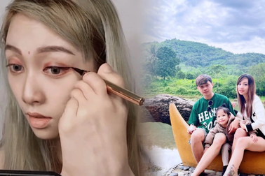 Cô thợ trang điểm... bằng chân, làm mẹ đơn thân hút chàng trai từ Nhật