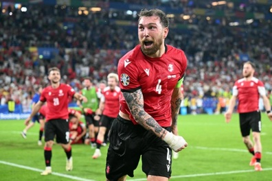 Thắng sốc Bồ Đào Nha, Georgia giành tấm vé lịch sử dự vòng 1/8 Euro 2024