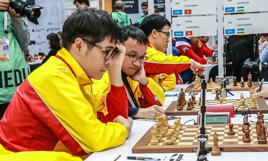 Trường Sơn tỏa sáng, cờ vua Việt Nam thắng trận thứ tư liên tiếp ở Olympiad - 1