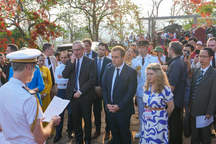 Bộ trưởng Quân đội Pháp thăm Đồi A1, hầm De Castries