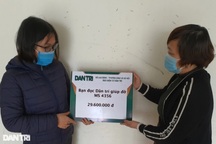 Chàng trai 5 lần mổ não vui mừng đón nhận quà bạn đọc Dân trí gửi tặng