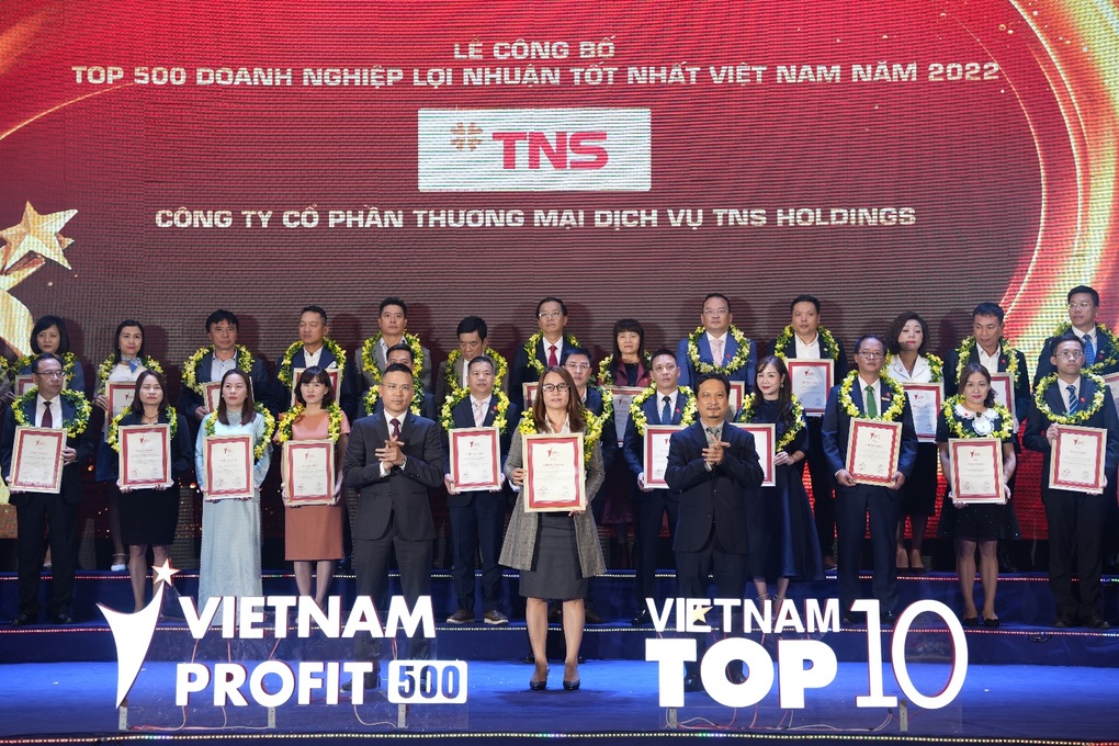 TNS Holdings vào top 500 Doanh nghiệp tư nhân lợi nhuận tốt nhất Việt Nam - 2