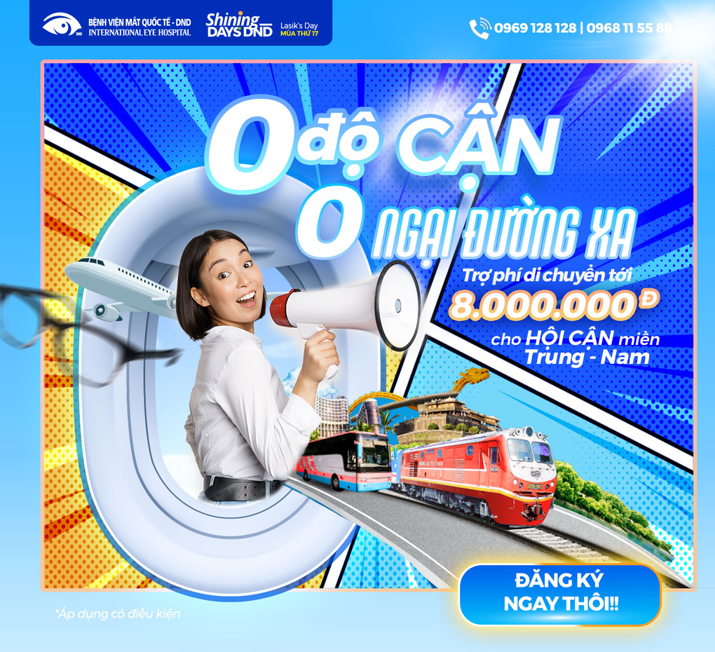 Cơ hội mổ cận giá tốt dành cho giới trẻ với ngày hội Shining Days DND 2024 - 2 Cơ hội mổ cận giá tốt dành cho giới trẻ với ngày hội Shining Days DND 2024 - 2