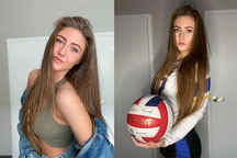 Vẻ đẹp say đắm của nữ vận động bóng chuyền xinh như búp bê