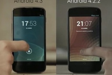Video so sánh tốc độ Android 4.3 với Android 4.2.2