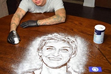 Những bức chân dung từ muối của chàng nghệ sĩ điển trai