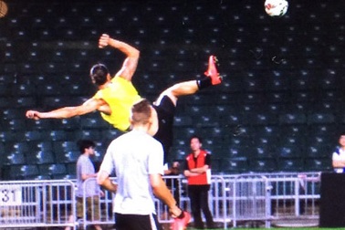 Tròn mắt trước siêu phẩm “múa Taekwondo” của Ibrahimovic