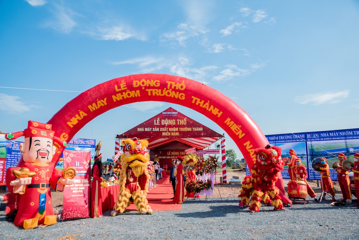 Lễ động thổ xây dựng nhà máy nhôm Trường Thành miền Nam - 5 Lễ động thổ xây dựng nhà máy nhôm Trường Thành miền Nam - 5