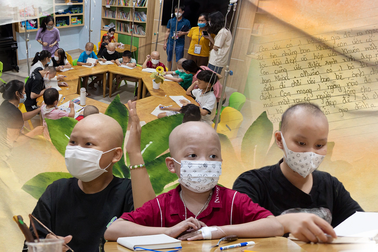 Lớp học đặc biệt của bệnh nhi ung thư máu