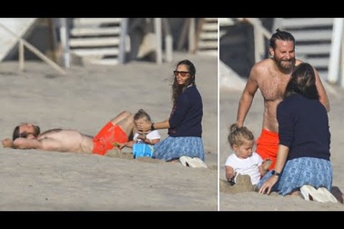 Jennifer Garner ra biển cùng Brad Cooper