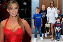 Hoa hậu Anh Danielle Lloyd sinh con thứ năm