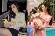 Kết hôn ở tuổi 20, Á hậu Tường San có cuộc sống sang chảnh bên chồng con