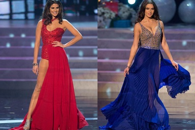 Ngắm 10 mỹ nhân Hoàn vũ trình diễn váy dạ hội