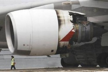Siêu cơ A380 bị nổ động cơ có thể do lỗi thiết kế