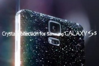 Samsung “úp mở” phiên bản Galaxy S5 đặc biệt với lớp vỏ bằng pha lê