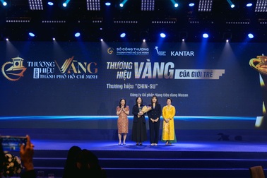 CHIN-SU trở thành thương hiệu được giới trẻ yêu thích tại "Thương hiệu Vàng TPHCM"