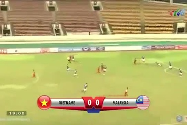 U19 Việt Nam hòa tiếc nuối U19 Malaysia (Nguồn VTV6)