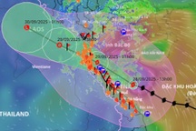 Những khu vực gió mạnh và mưa lớn khi bão Bualoi đổ bộ