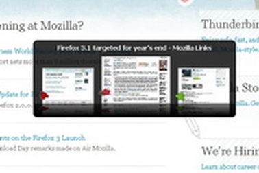 Ấn tượng duyệt web qua tab trên Firefox 3.1