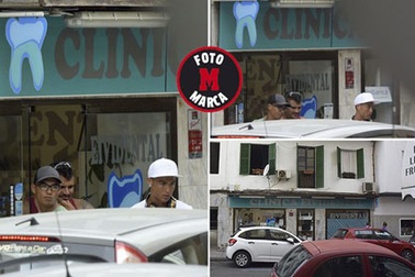 C.Ronaldo tranh thủ vào phòng khám răng để chữa trị đầu gối