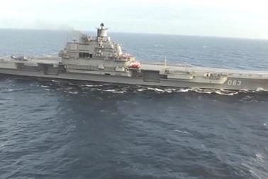 Tàu sân bay Đô đốc Kuznetsov về đến Nga sau sứ mệnh tại Syria