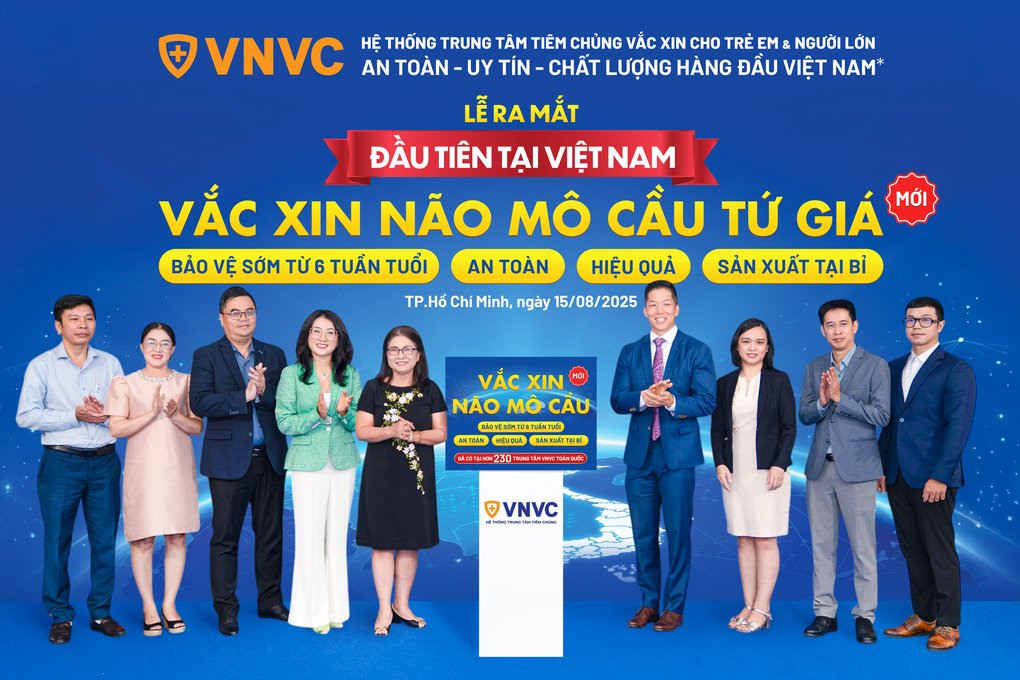 VNVC đưa về Việt Nam vaccine não mô cầu bảo vệ sớm từ 6 tuần tuổi - 1 VNVC đưa về Việt Nam vaccine não mô cầu bảo vệ sớm từ 6 tuần tuổi - 1