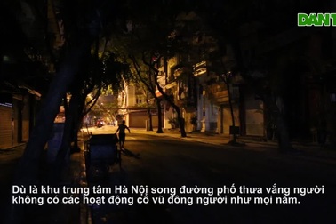 Hà Nội vắng vẻ trong Giờ Trái đất