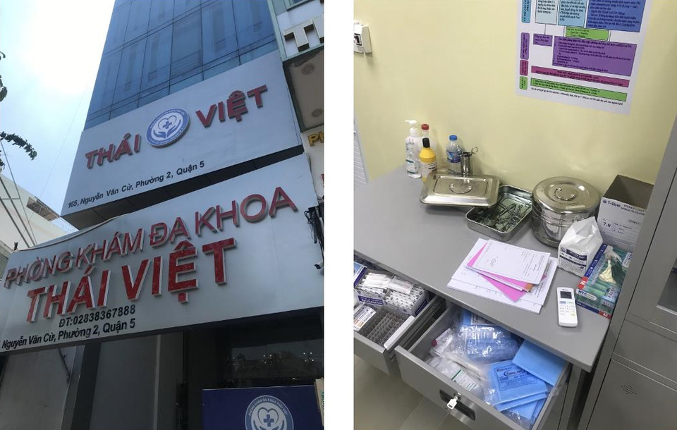 Bác sĩ Trung Quốc bỏ trốn khi thanh tra đột kích phòng khám - 1