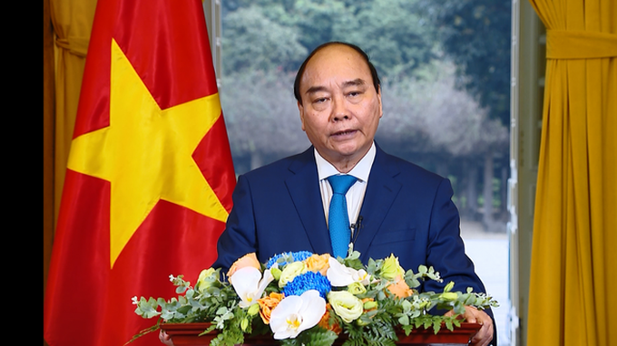 Chủ tịch nước Nguyễn Xuân Phúc.kêu gọi thực hiện thành công chương trình trồng 1 tỷ cây xanh đến năm 2025