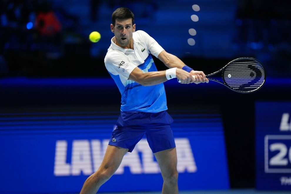 Đè bẹp Rublev, Djokovic giành vé sớm vào bán kết ATP Finals - 1 Đè bẹp Rublev, Djokovic giành vé sớm vào bán kết ATP Finals - 1