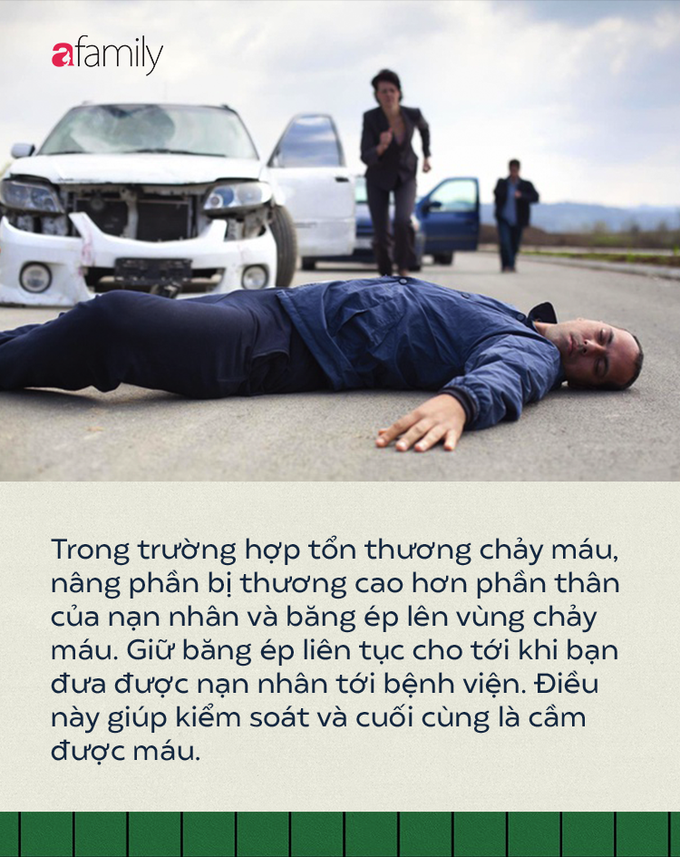 Thấy có người bị tai nạn giao thông, sơ cứu thế nào mới đúng cách để cứu sống? - Ảnh 7. Thấy có người bị tai nạn giao thông, sơ cứu thế nào mới đúng cách để cứu sống? - Ảnh 7.