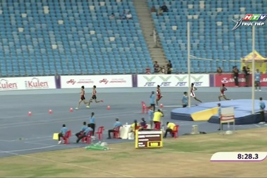 Nguyễn Trung Cường giành HCV 3000m vượt chướng ngại vật