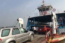 Phà tạm Rạch Miễu chính thức hoạt động