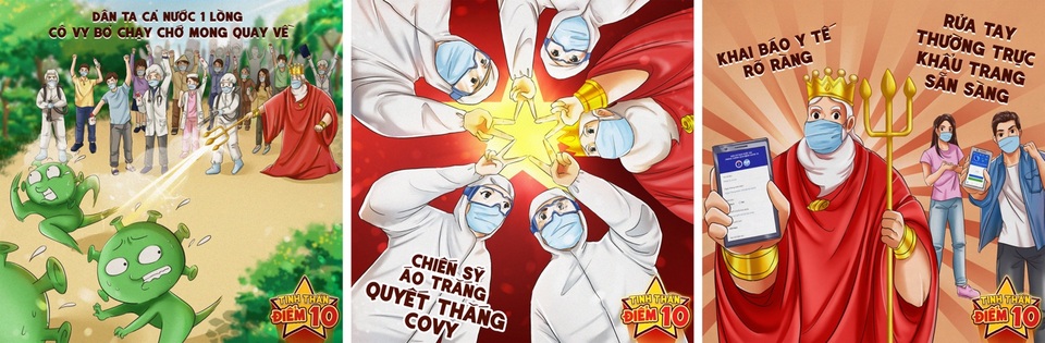 Vì sao bộ tranh “Tinh thần điểm 10” gây được sức hút trong cộng đồng mạng? - 3