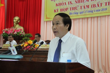 Thủ tướng phê chuẩn kết quả bầu tân Chủ tịch tỉnh Hậu Giang