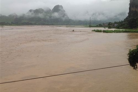 Miền Bắc mưa to trên diện rộng, lũ các sông liên tục dâng cao