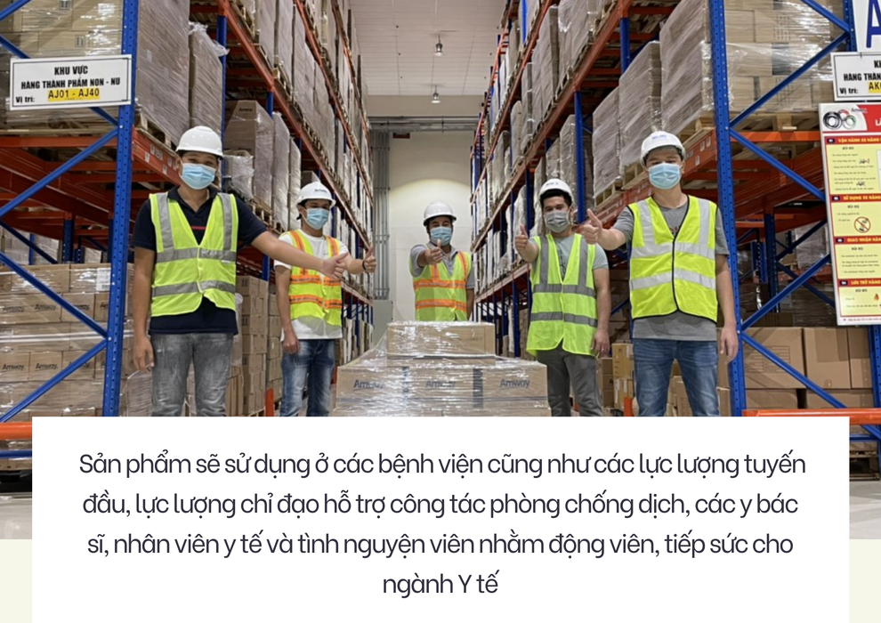 AMWAY Việt Nam ủng hộ các sản phẩm chăm sóc sức khỏe cho phòng, chống Covid-19 phía Nam - 4 AMWAY Việt Nam ủng hộ các sản phẩm chăm sóc sức khỏe cho phòng, chống Covid-19 phía Nam - 4