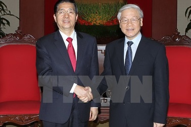  Tổng Bí thư tiếp Đoàn đại biểu cấp cao Bộ Công an Trung Quốc