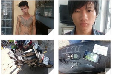 Các “hiệp sỹ” Vũng Tàu bắt đối tượng trộm xe máy