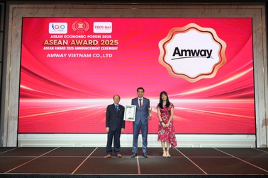 Amway Việt Nam nhận giải thưởng “Top 5 doanh nghiệp tiêu biểu ASEAN"