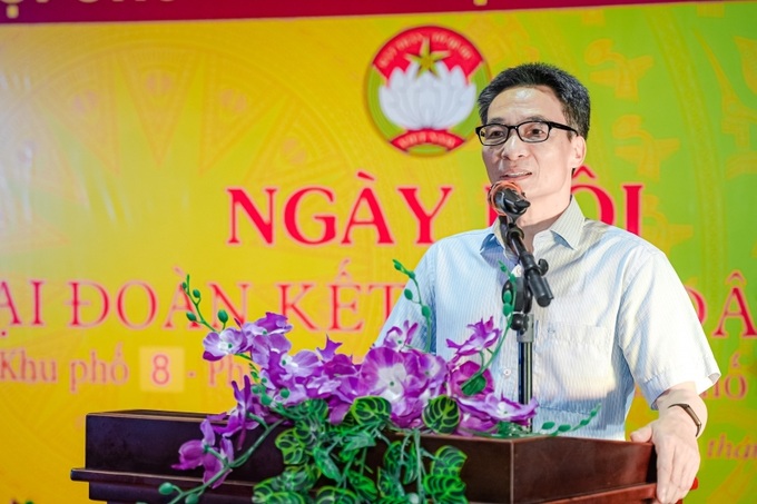 Phó Thủ tướng Vũ Đức Đam phát biểu tại ngày hội.