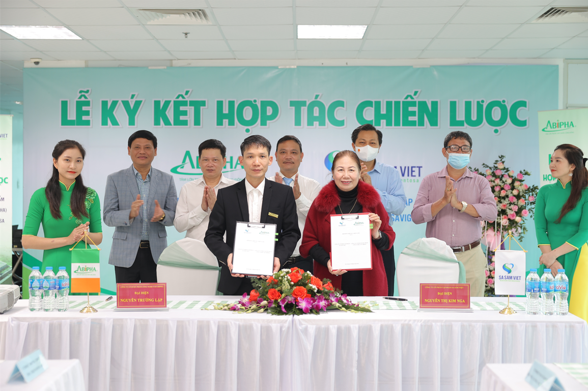 Lễ ký kết thỏa thuận hợp tác chiến lược giữa CNC Abipha và SSAVIGROUP - 1 Lễ ký kết thỏa thuận hợp tác chiến lược giữa CNC Abipha và SSAVIGROUP - 1