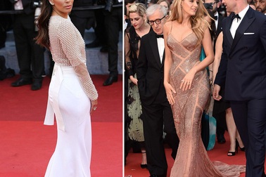 "Bà bầu" Blake Lively đọ dáng cùng "bà nội trợ kiểu Mỹ" Eva Longoria