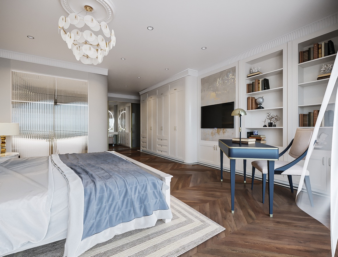 Bên trong căn hộ 240 m2 với nội thất phong cách Modern Classic, nhìn là mê - 11 Bên trong căn hộ 240 m2 với nội thất phong cách Modern Classic, nhìn là mê - 11