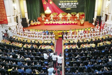 Khai mạc Đại hội Đại biểu Đảng bộ tỉnh Nam Định lần thứ XX