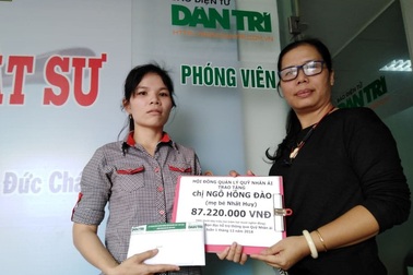 Bạn đọc giúp bé Nhất Huy hơn 87 triệu đồng